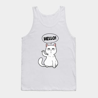 Tired cat Tank Top